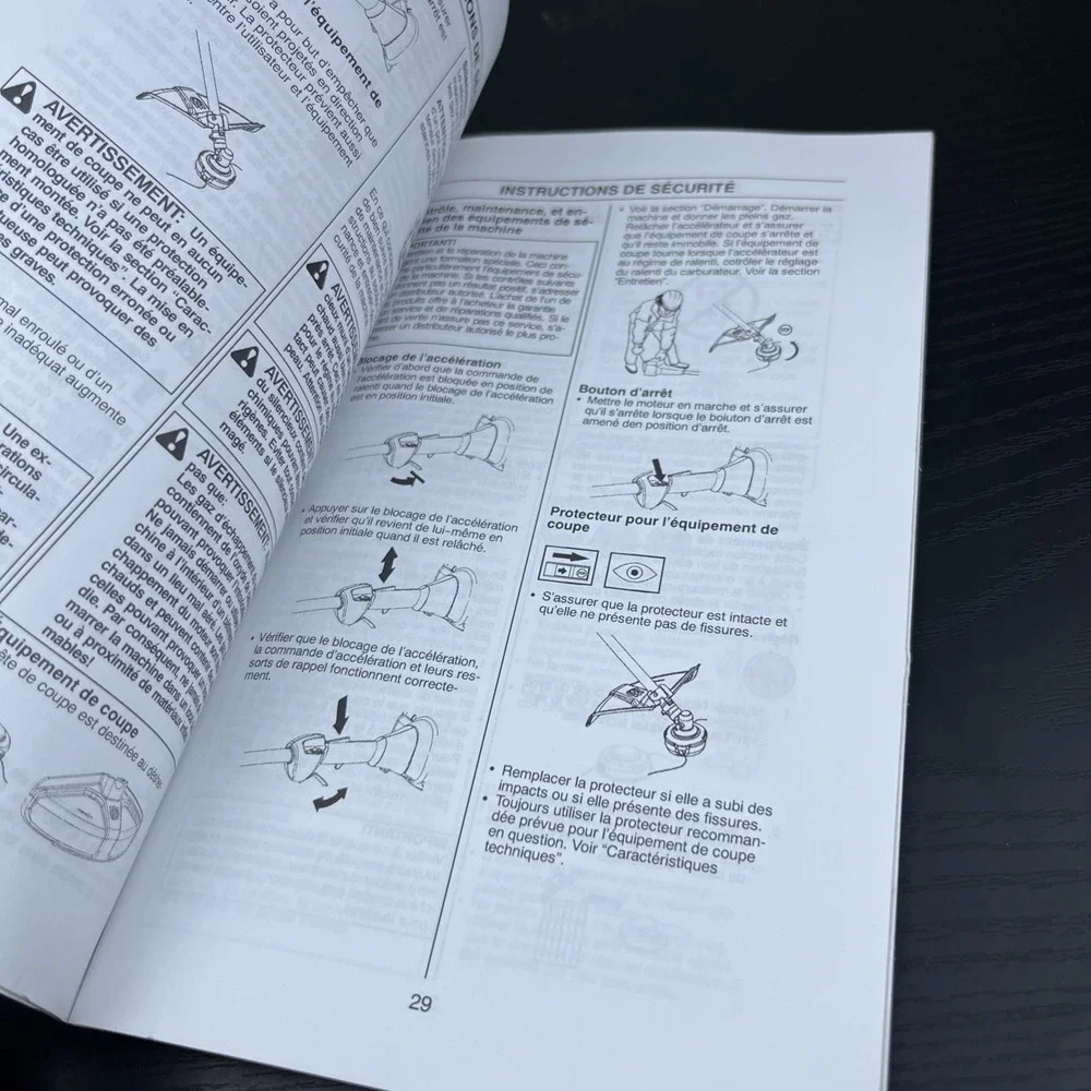 Husqvarna 125C & 125L Operator's Manual String‎ Trimmer Owners Guide OEM